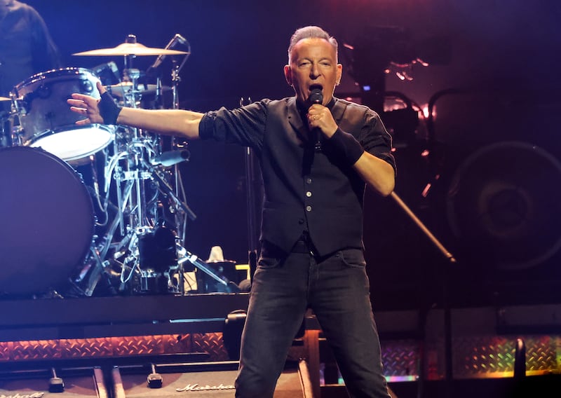 Bruce Springsteen & The E Street Band perform during Land of Hope & Dreams American Tour at Target Center on March 31, 2026, in Minneapolis, Minnesota.