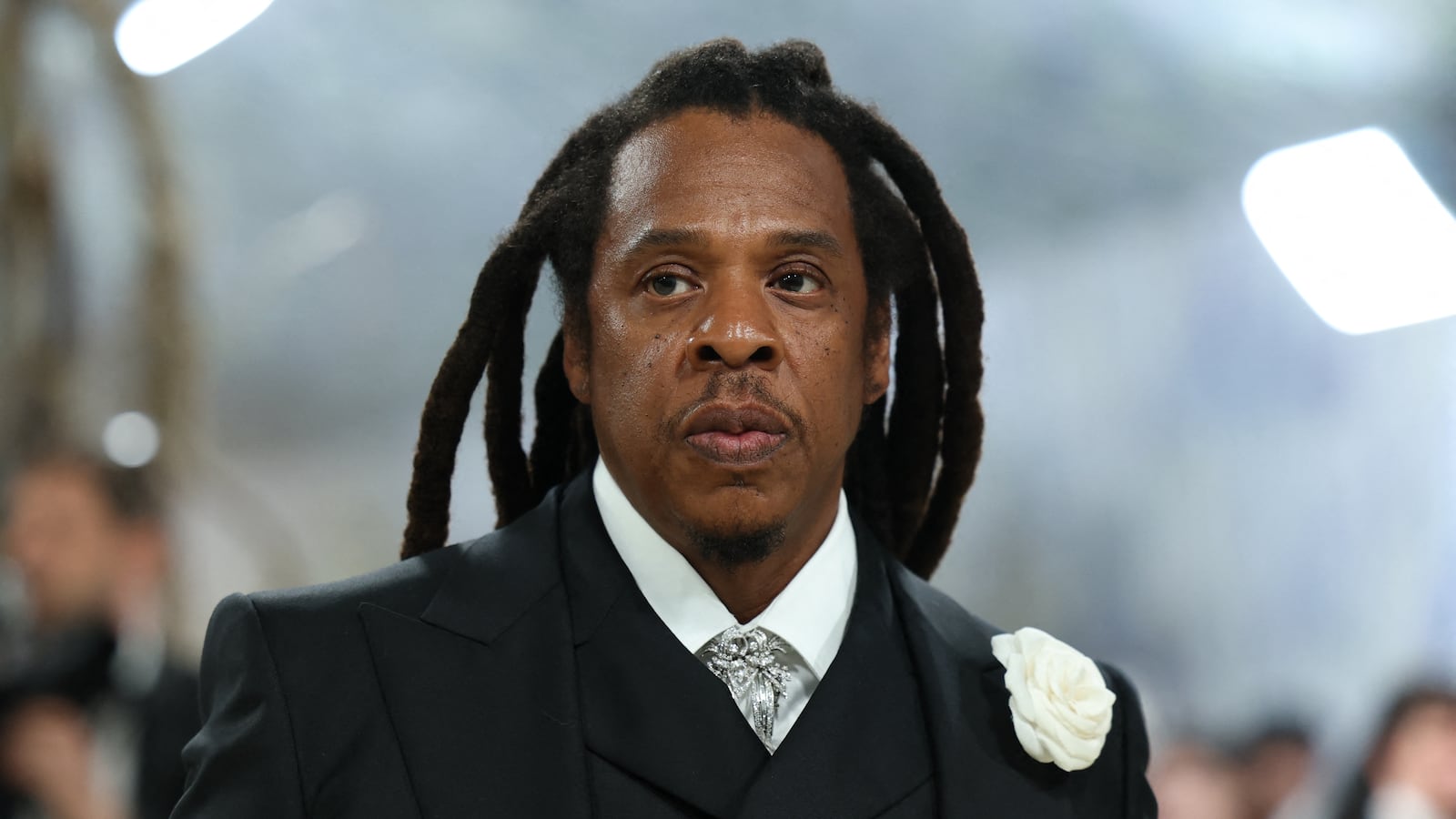 US rapper Jay-Z arrives for the 2026 Met Gala celebrating "Costume Art" at the Metropolitan Museum of Art, in New York, on May 4, 2026. (Photo by ANGELA WEISS / AFP via Getty Images)