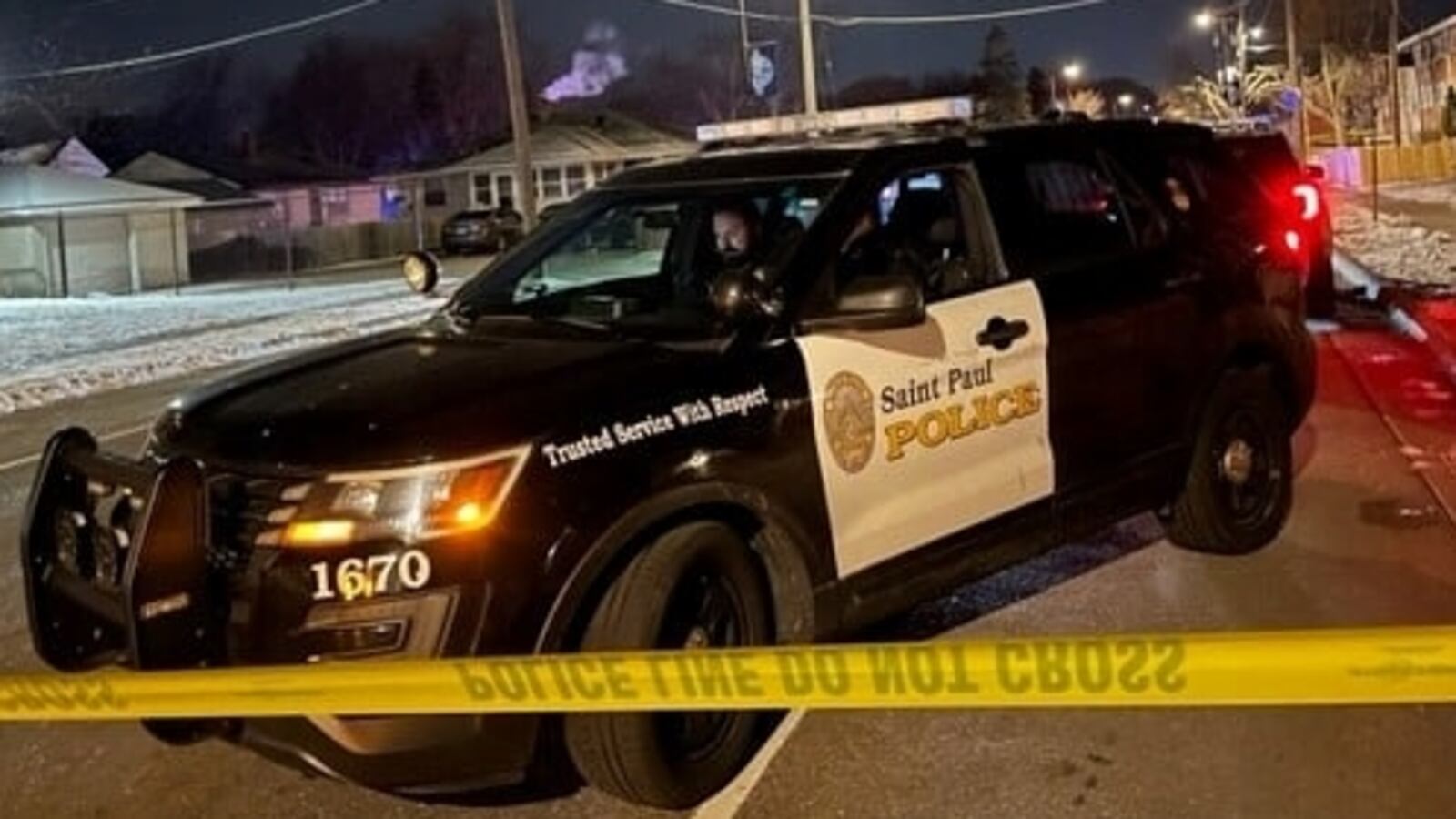 A St. Paul Police car