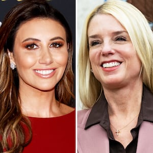 Alina Habba and Pam Bondi.