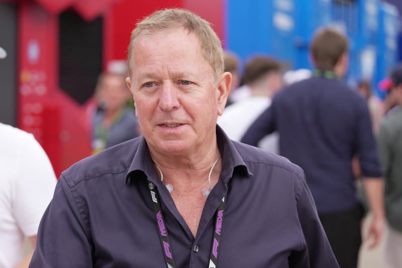 TOWCESTER, NORTHAMPTONSHIRE, UNITED KINGDOM - 2026/07/05: Sky F1 presenter, Martin Brundle seen in the paddock during the Formula 1 Pirelli British Grand Prix at Silverstone. (Photo by Paul Bonser/SOPA Images/LightRocket via Getty Images)