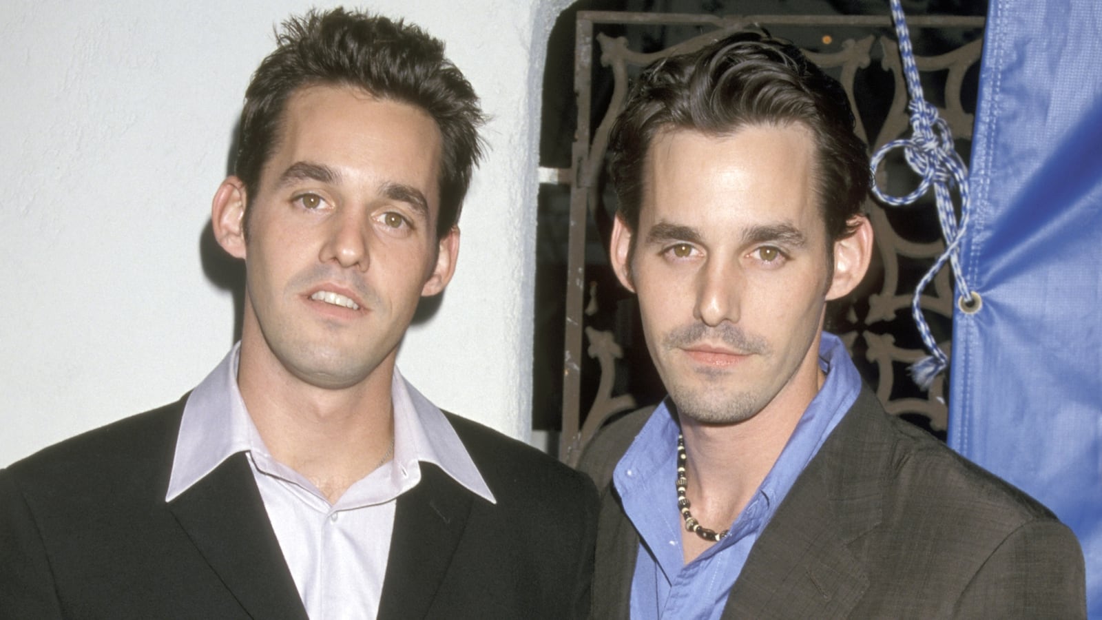 Nicholas Brendon and his brother Kelton in 1998.