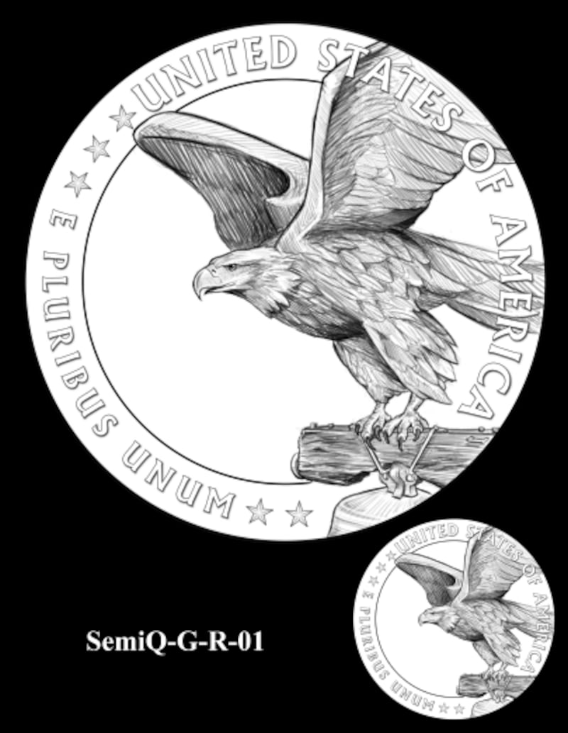 treasury commemorative coin design donald trump