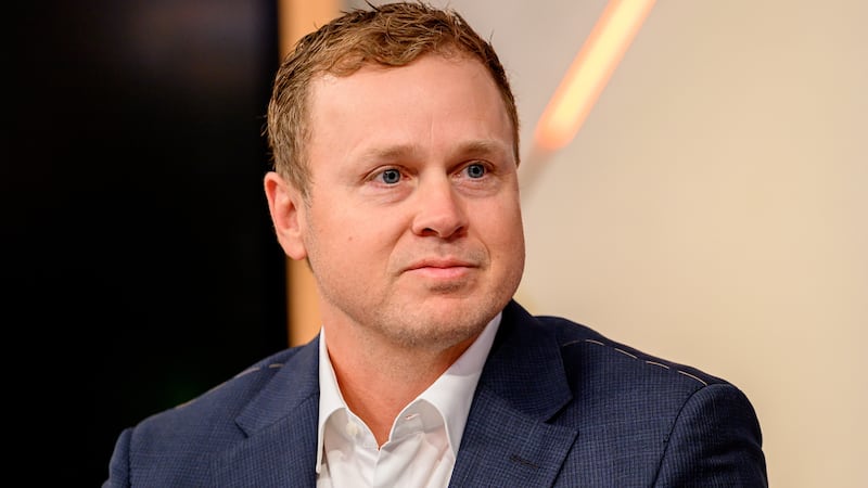NEW YORK, NEW YORK - JANUARY 28: TV personality and Los Angeles mayoral candidate Spencer Pratt visits "Fox & Friends" at Fox News Channel Studios on January 28, 2026 in New York City. (Photo by Roy Rochlin/Getty Images)