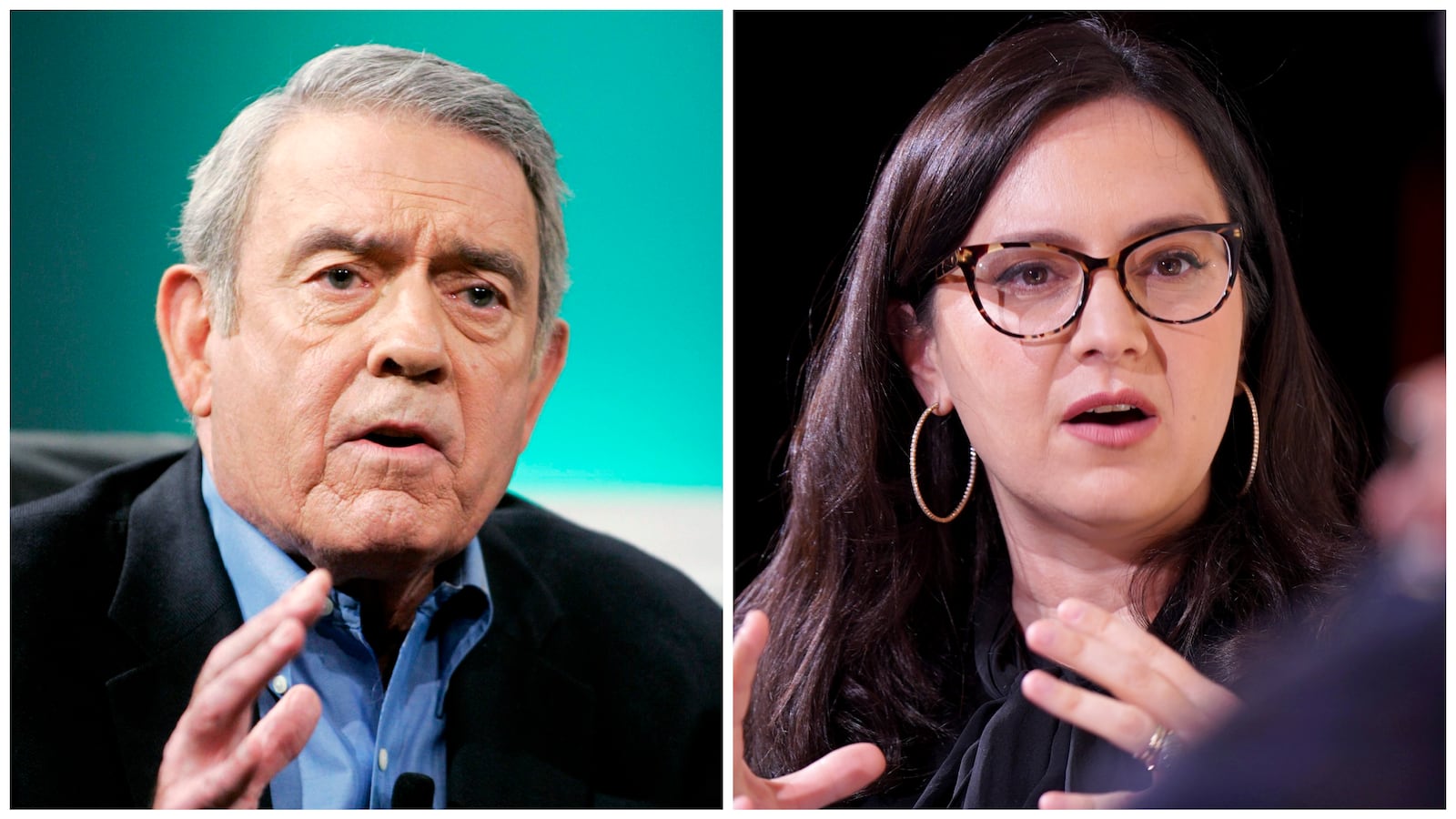Dan Rather and Bari Weiss