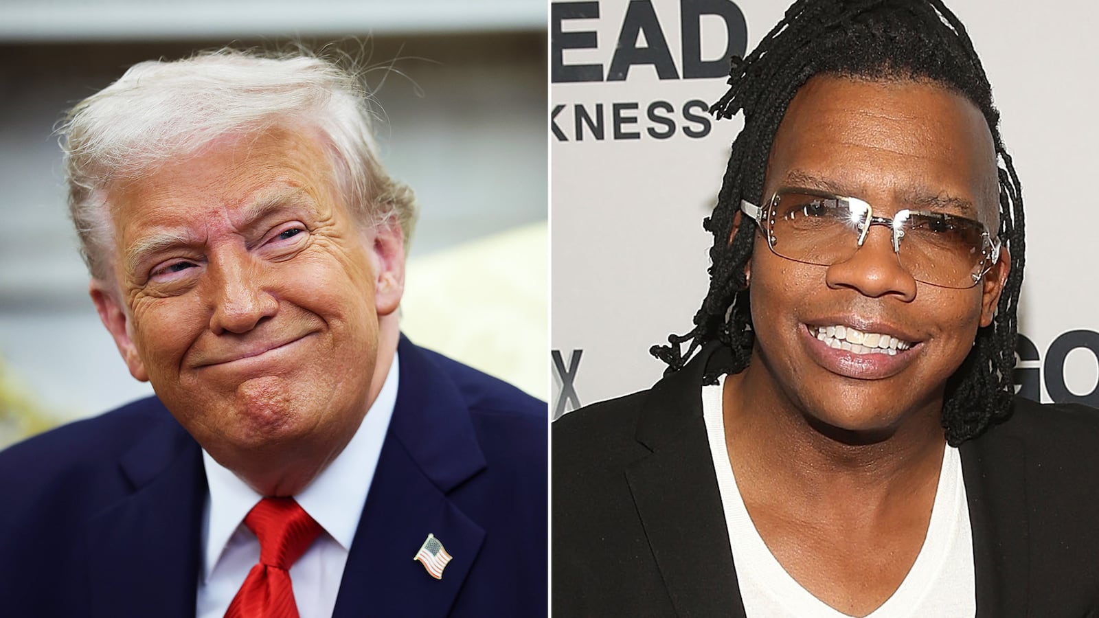 Donald Trump and Michael Tait