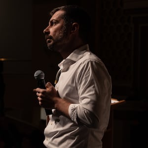 BUTTE, MONTANA - MAY 17: Former U.S. Transportation Secretary and 2020 presidential candidate Pete Buttigieg speaks at a rally at The Mother Lode Theatre on May 17, 2026 in Butte, Montana. The rally is held in support of a proposed ballot initiative (I-194 ) that would exclude corporate money from Montana politics. Buttigieg's rally occurs as organizers in Montana aim to collect approximately 30,000 signatures for I-194 (also referred to as the "Montana Plan") before June 19; Buttigieg's visit represents the broader hope that people across the country will support initiatives like I-194 that work to make government and elected officials more beholden to constituents. (Photo by Janie Osborne/Getty Images)