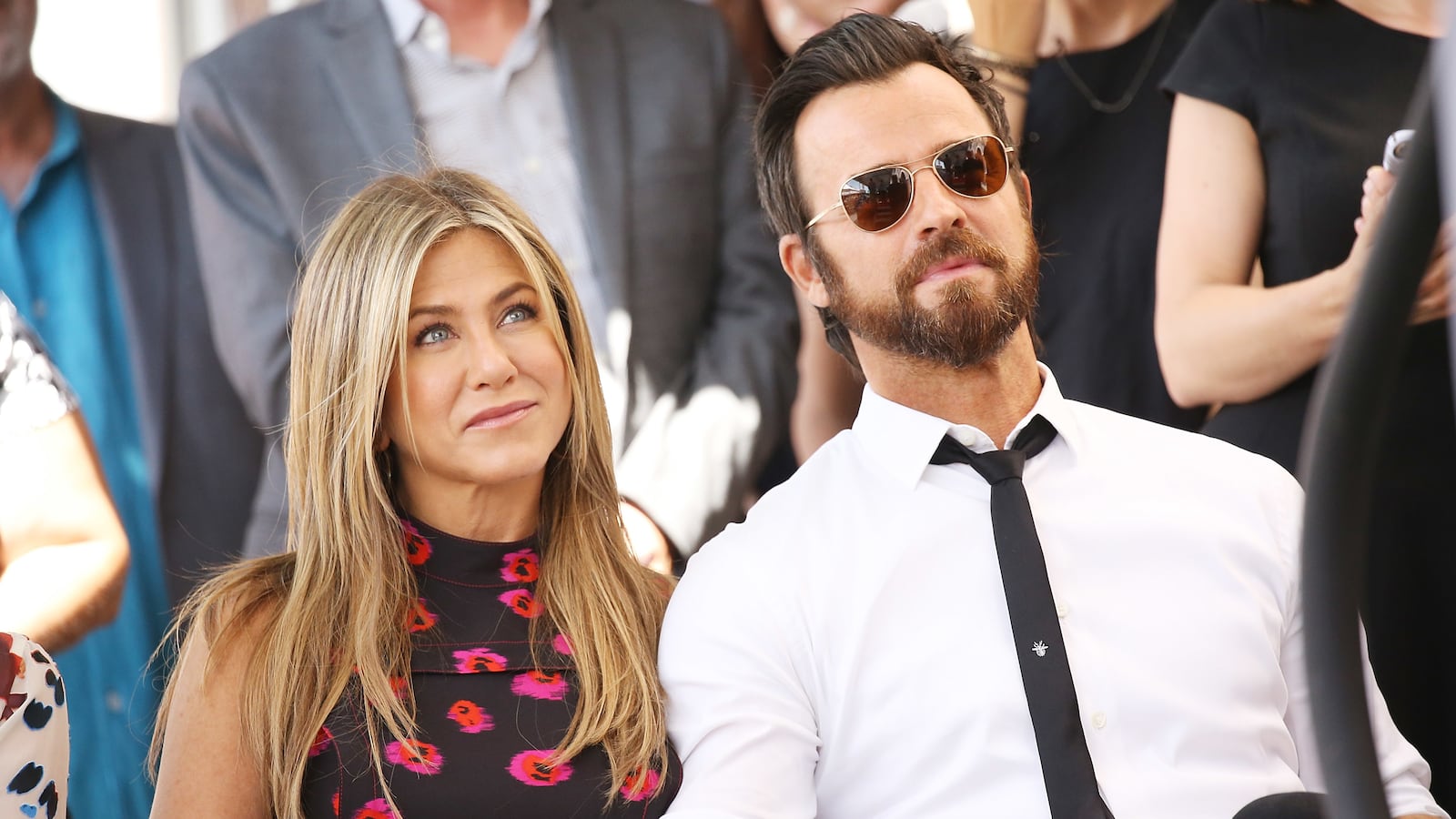 Jennifer Aniston and Justin Theroux at an event in 2017.