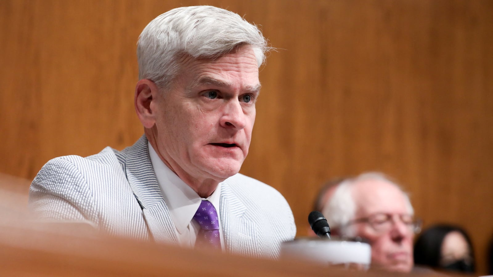 Ranking member Sen. Bill Cassidy speaks during a Senate Health, Education, Labor and Pensions Committee hearing.