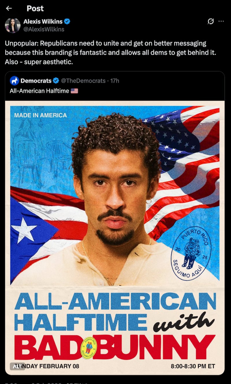 Wilkins' Bad Bunny post