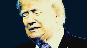 A very sad Donald Trump