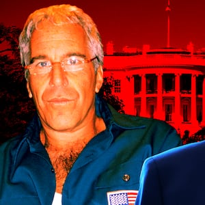 Donald Trump, Jeffrey Epstein photo illustration
