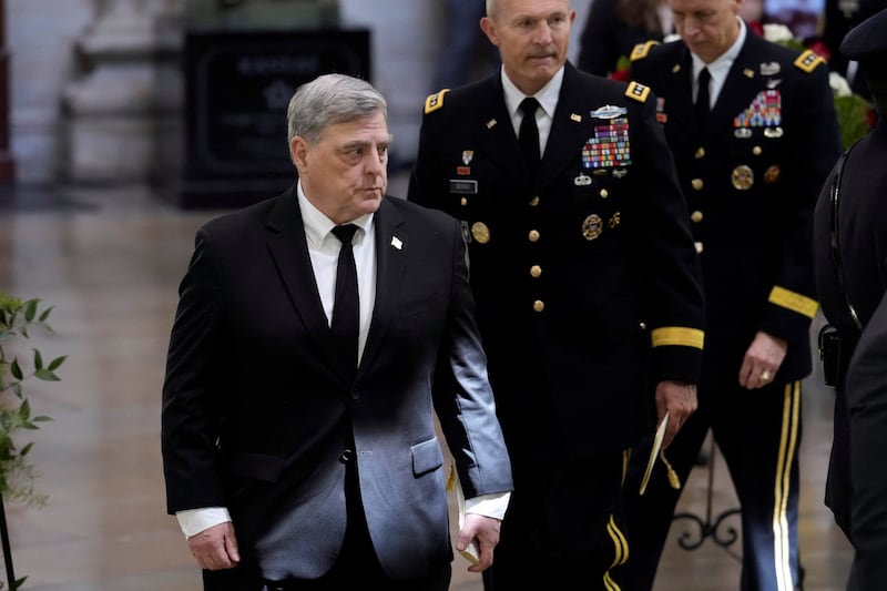 Former Chairman of the Joint Chiefs of Staff retired Gen. Mark Milley