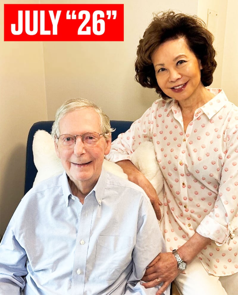 Elaine Chao, Mitch McConnell