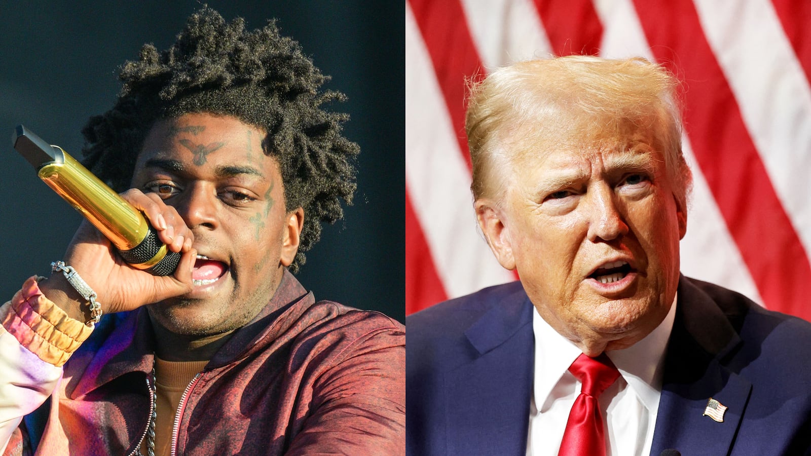 Kodak Black and Donald Trump