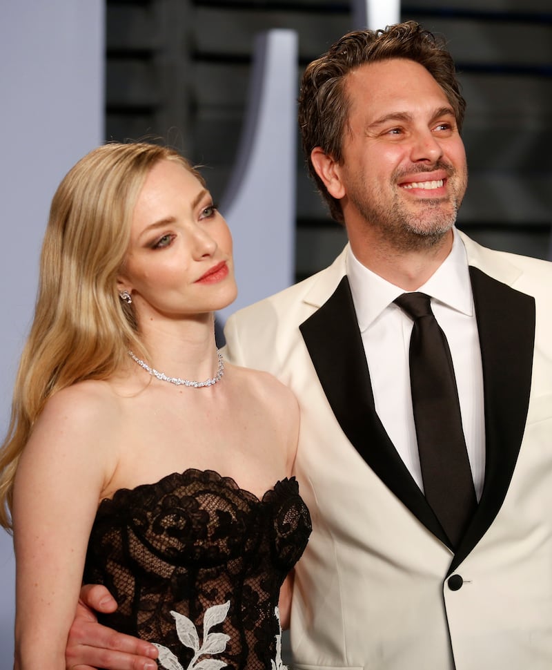 Actress Amanda Seyfried and her now ex-husband, actor Thomas Sadoski, in 2018.
