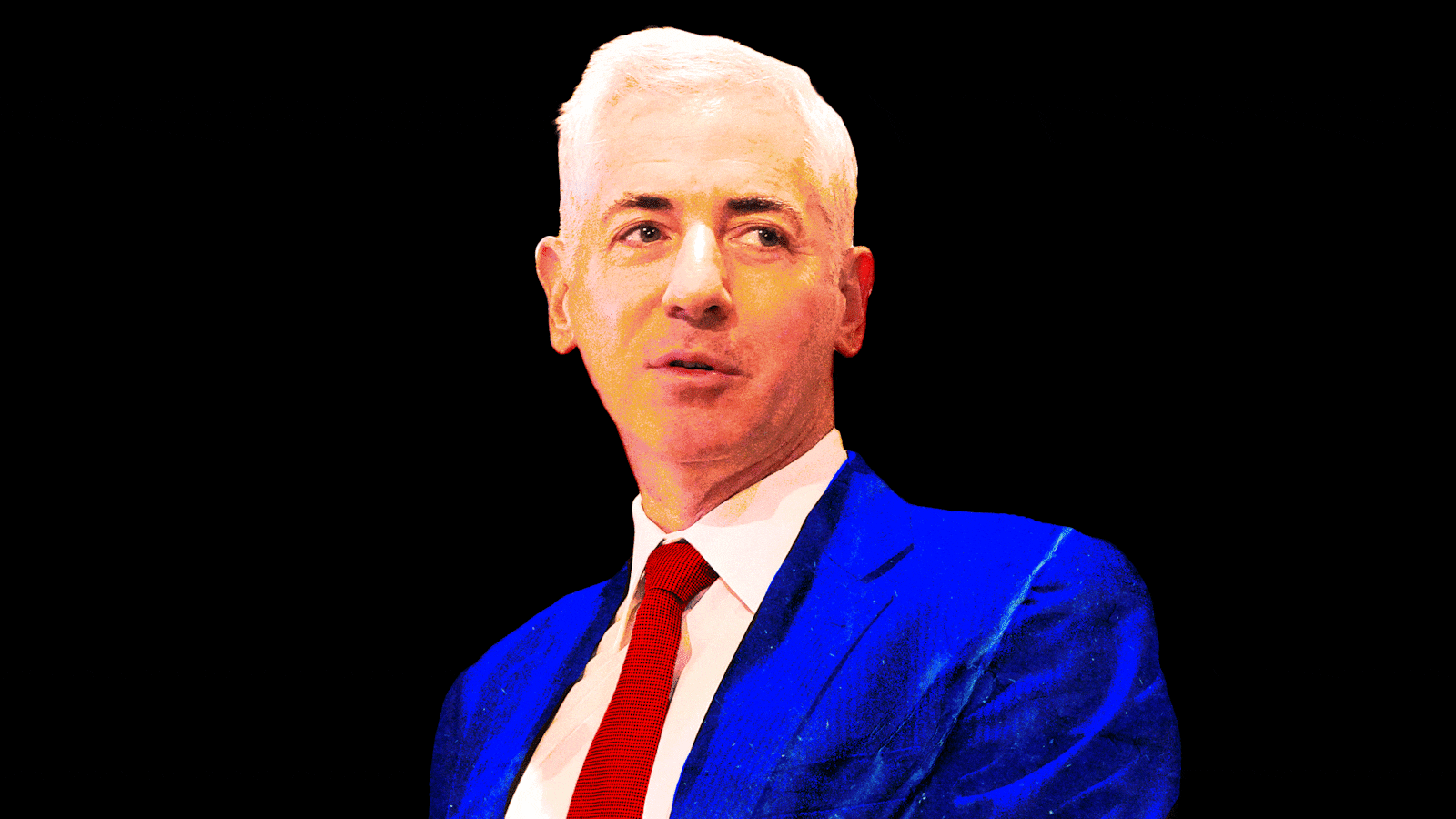 An animated GIF of Bill Ackman crying.