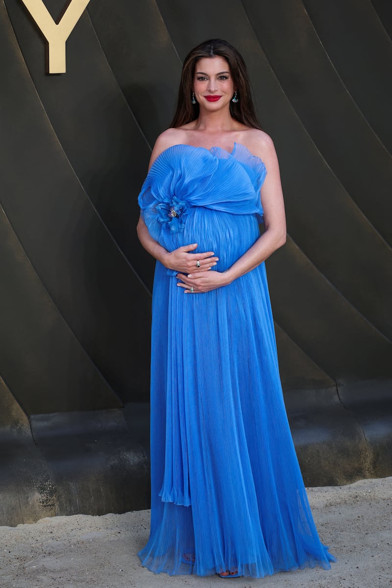 Cast member Anne Hathaway attends the "The Odyssey" world premiere in London, Britain, July 6, 2026. REUTERS/Isabel Infantes