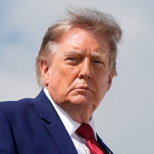 U.S. President Donald Trump boards Air Force One at Joint Base Andrews, Maryland, U.S., August 7, 2026.