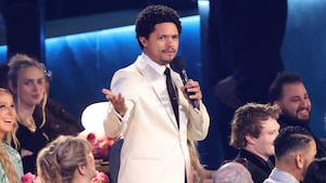 Trevor Noah speaks during the 67th GRAMMY Awards