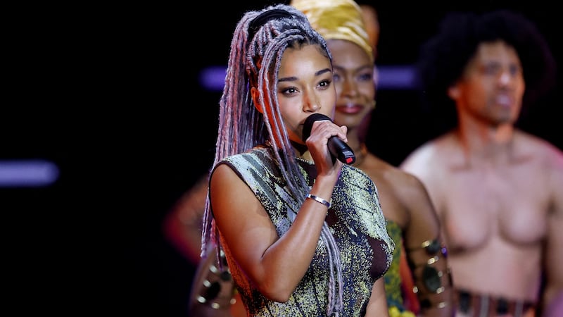 Amandla Stenberg, a cast member in the upcoming film "Children of Blood and Bone."