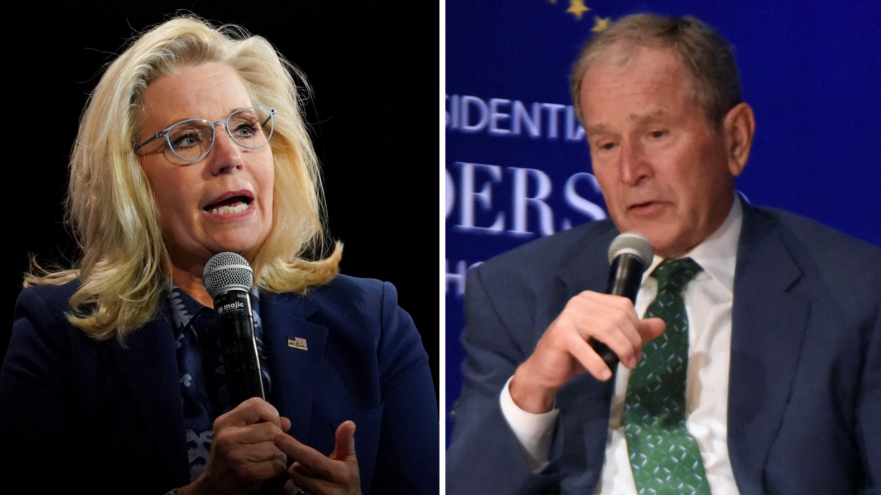 Liz Cheney Tells George W. Bush to Endorse Kamala Harris: ‘It’s Time’