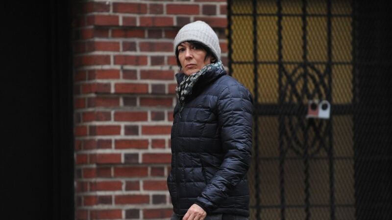 Ghislaine Maxwell outside her E. 65th St. Manhattan townhouse in 2015.