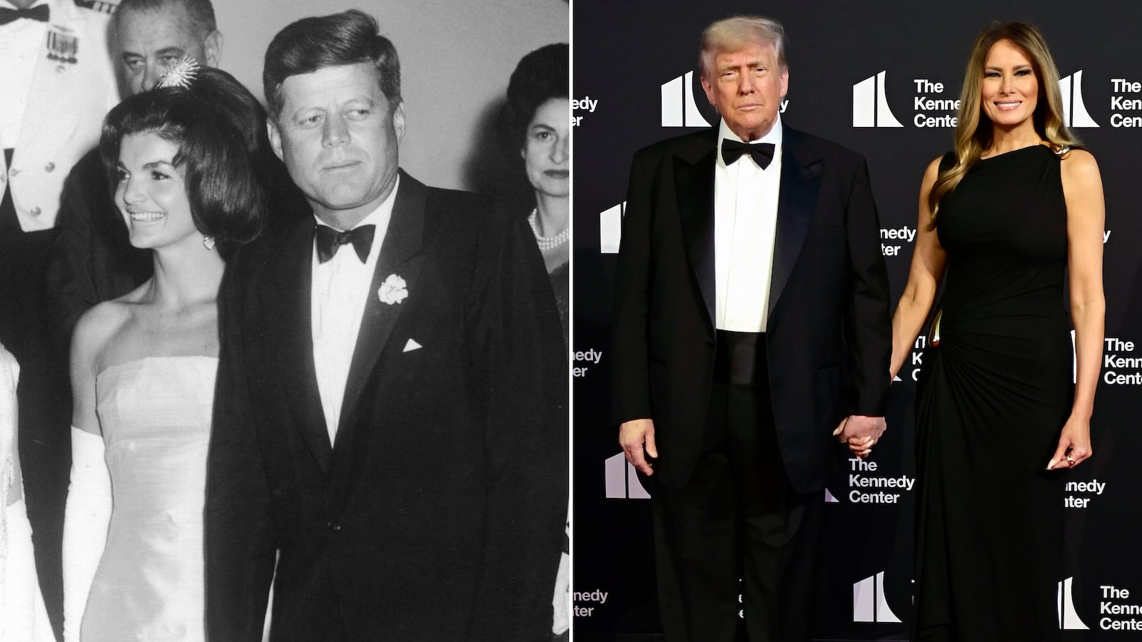 Jacqueline Kennedy, John F. Kennedy Jr., Donald Trump, Melania Trump