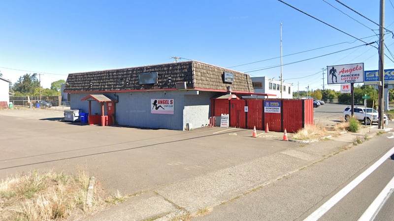 Angels strip club in Portland, Oregon.