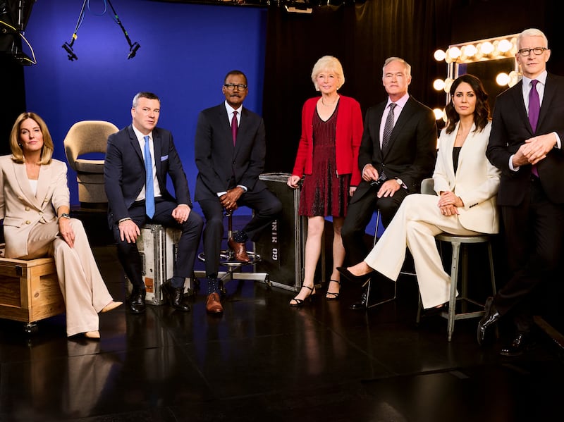 60 MINUTES Correspondents, Sharyn Alfonsi, L. Jon Wertheim, Bill Whitaker, Lesley Stahl, Scott Pelley, Cecilia Vega, and Anderson Cooper.