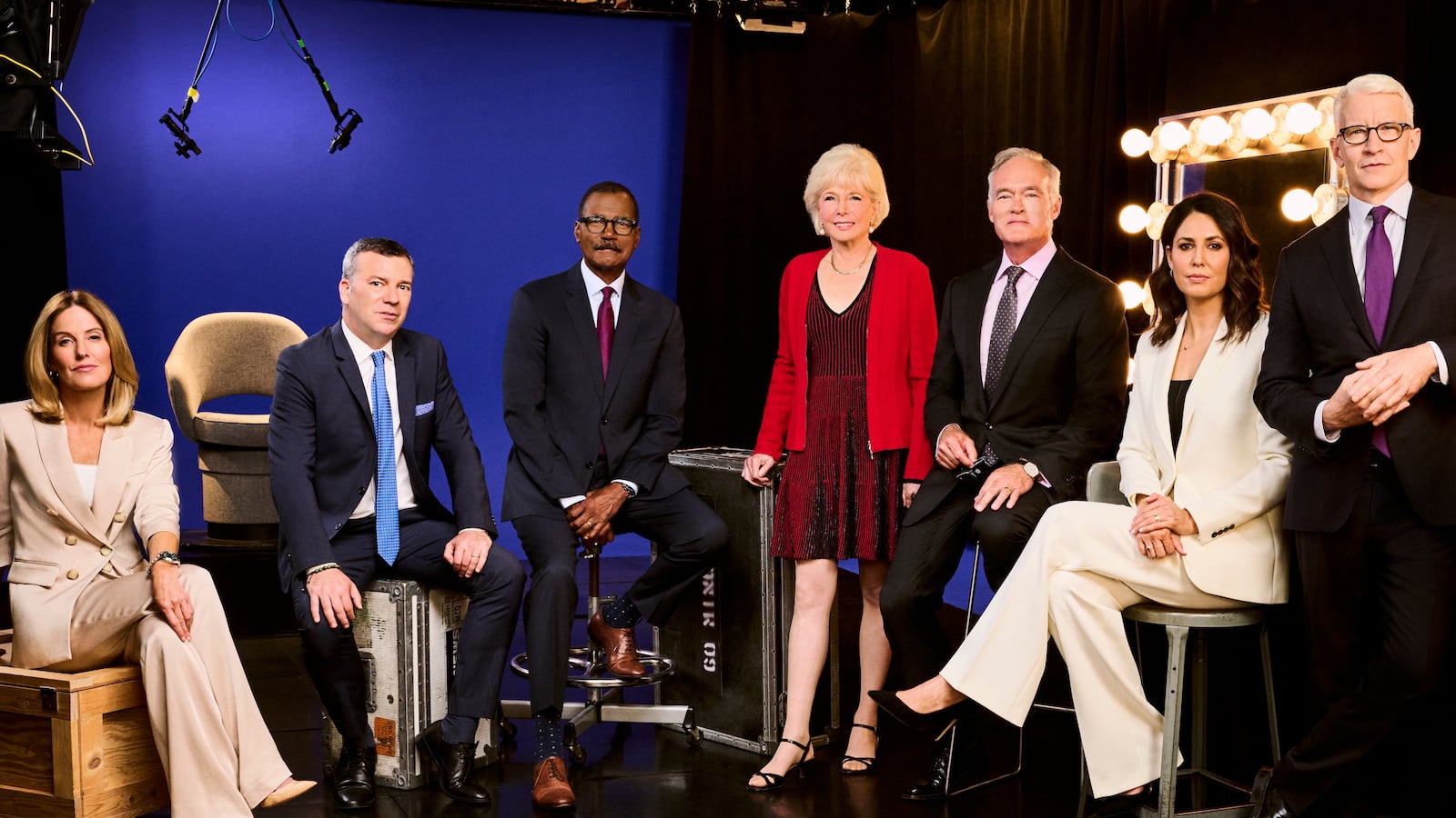 60 MINUTES Correspondents, Sharyn Alfonsi, L. Jon Wertheim, Bill Whitaker, Lesley Stahl, Scott Pelley, Cecilia Vega, and Anderson Cooper.