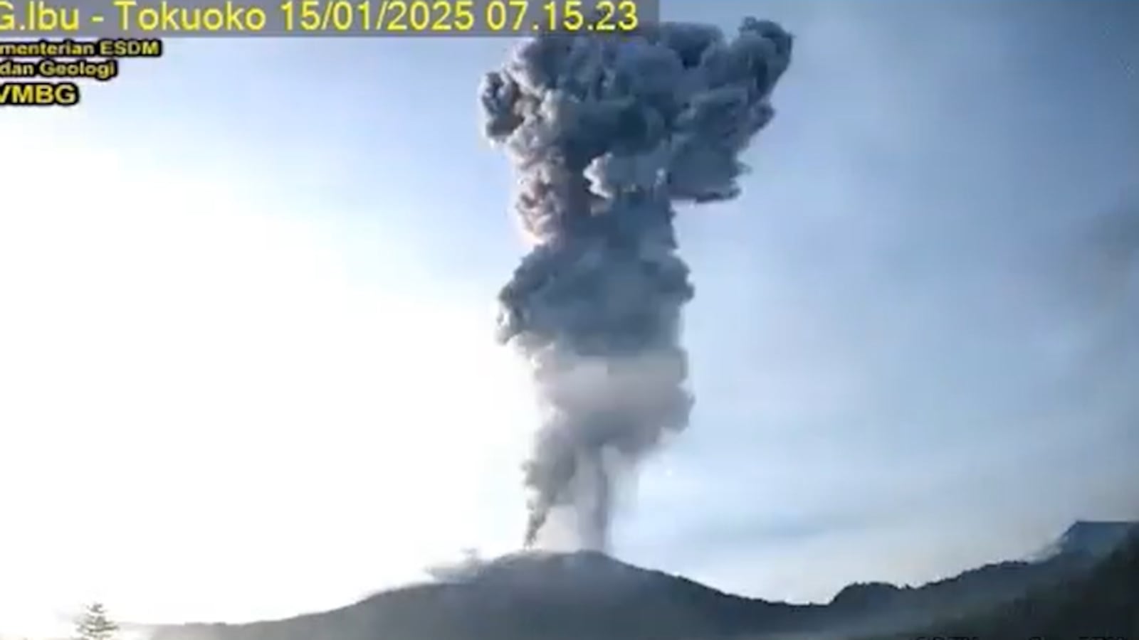 Mount Ibu, Indonesia