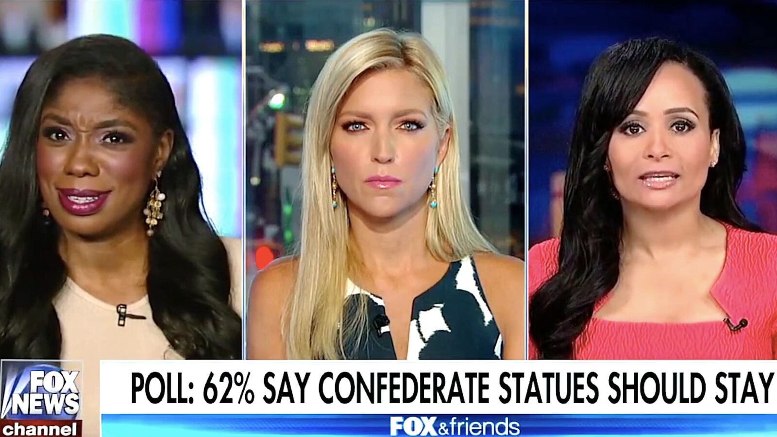 Katrina Pierson (right) was only trying to help President Donald Trump. That’s why she said slavery was “good” on Fox & Friends this morning.