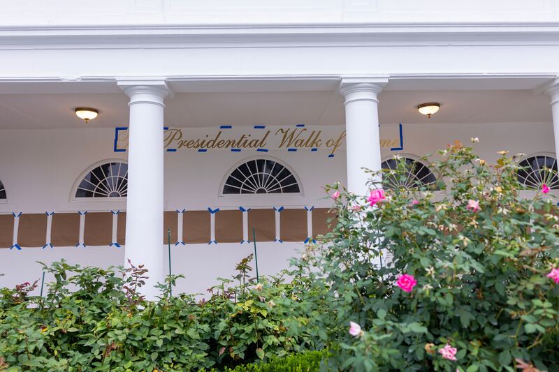WASHINGTON, DC - SEPTEMBER 21: A banner reading 