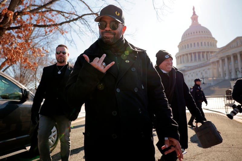 Enrique Tarrio is a member of the Proud Boys, an organization that promotes alt-right ideology and political violence.