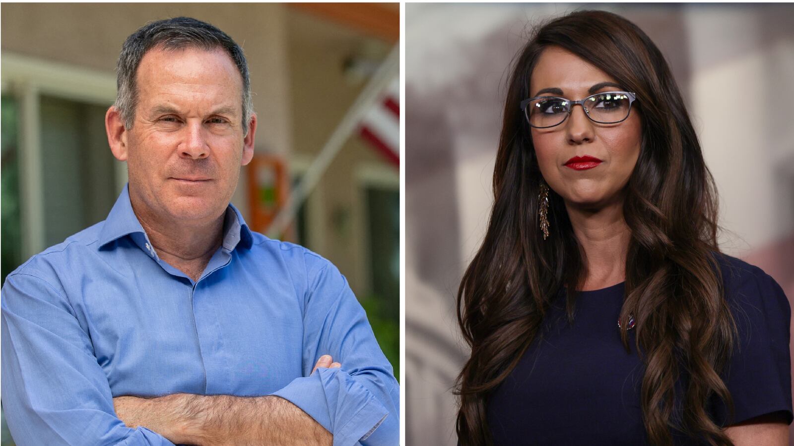 Adam Frisch and Lauren Boebert