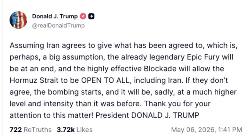 Trump Truth Social Post