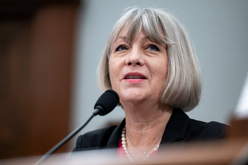 Director of the Smithsonian Institute's National Museum of American History, Anthea Hartig, testifies at a House Committee on Oversight and Government Efficiency Subcommittee on July 21, 2026.