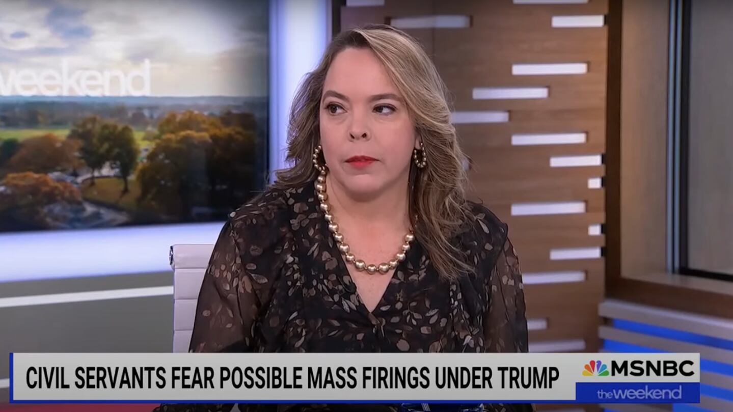 Olivia Troye on MSNBC's The Weekend.