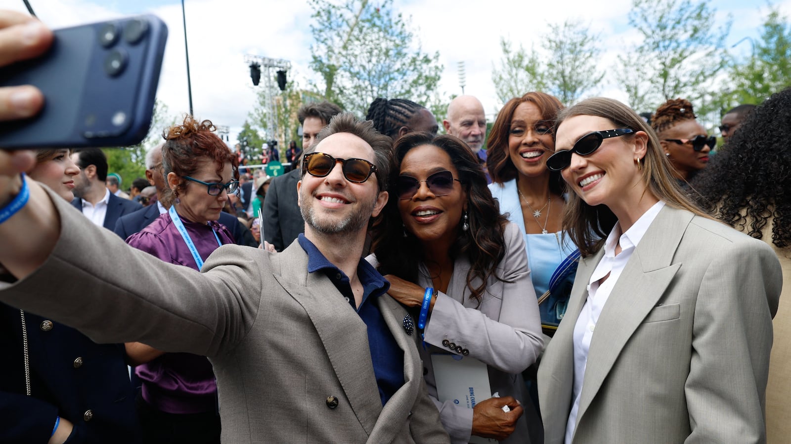 Oprah and Karlie Koss