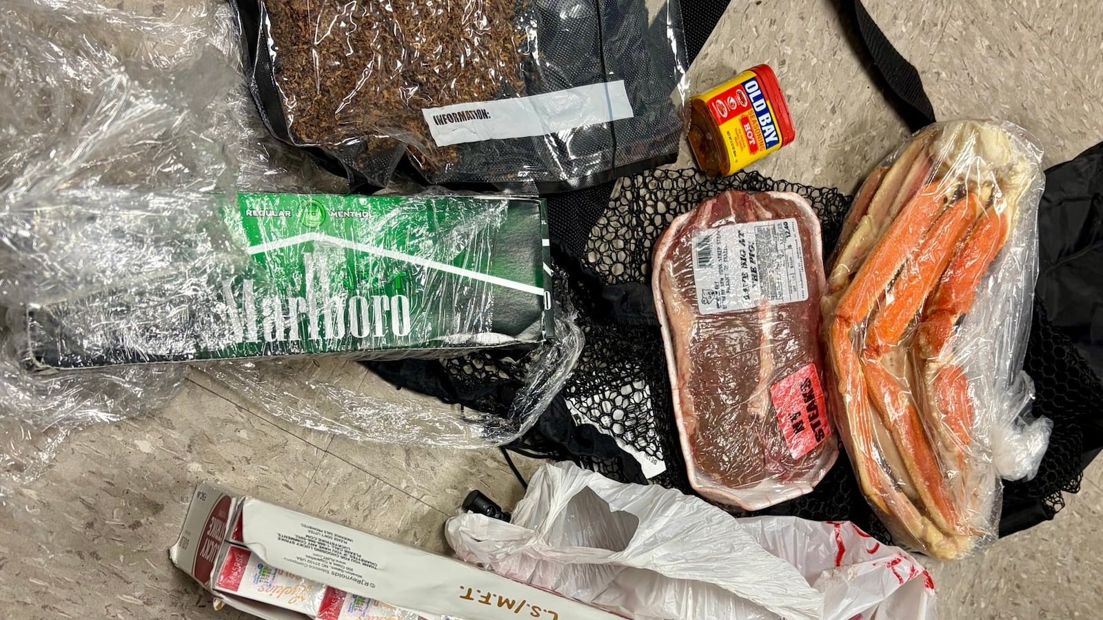 South Carolina Department of Corrections haul of contraband.