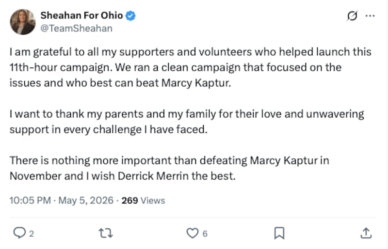 Sheahan said she was proud to run a clean campaign.