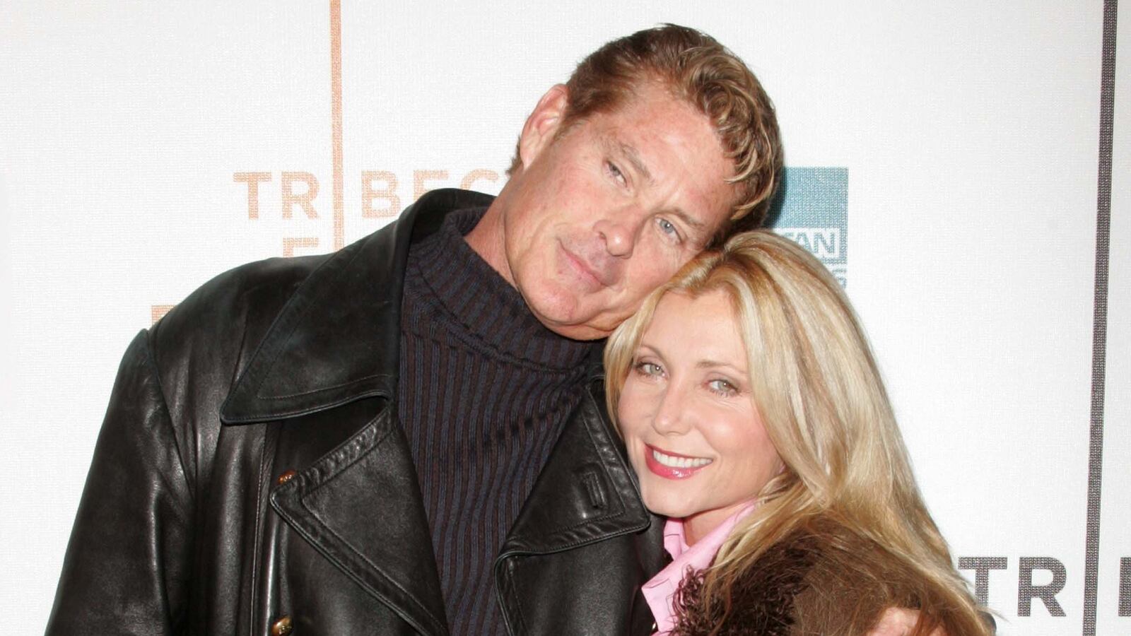 David Hasselhoff and wife Pamela Bach Hasselhoff during 4th Annual Tribeca Film Festival - The Muppets' Wizard of Oz Premiere at Tribeca Performing Arts Center in New York City, New York, United States. (Photo by Jim Spellman/WireImage)