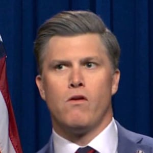 Saturday Night Live, Colin Jost as Pete Hegseth. (NBC)