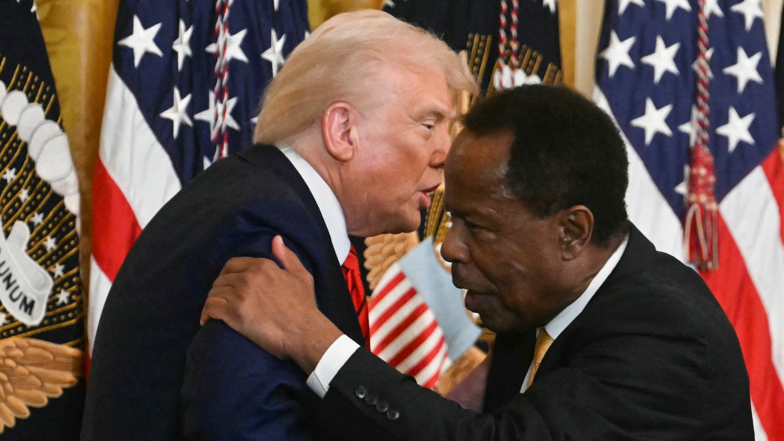 Leo Terrell and Donald Trump