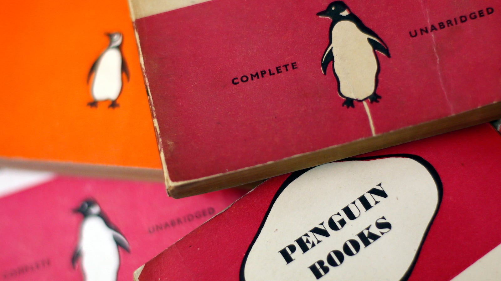 Penguin books are seen in a used bookshop in central London October 29, 2012.