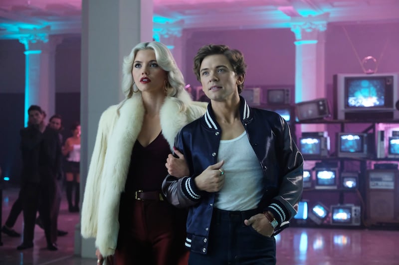 FX's The Shards -- "Don't You Want Me" -- Season 1, Episode 2 (Airs Wednesday, August 5) -- (l-r) Hayes Warner as Debbie Schaffer, Igby Rigney as Bret.