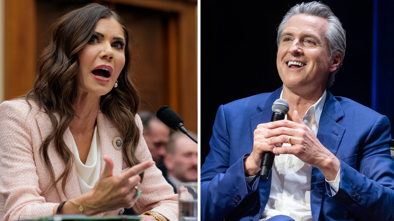 Kristi Noem Gavin Newsom