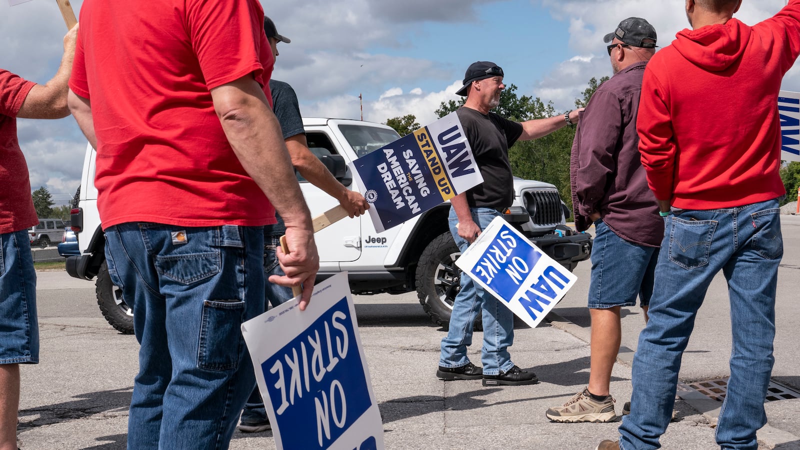 United Auto Workers are on strike at three locations including Toledo, Ohio.