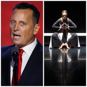 Richard Grennell and a ballet dancer